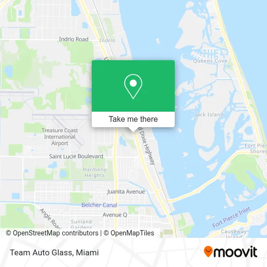 Team Auto Glass map
