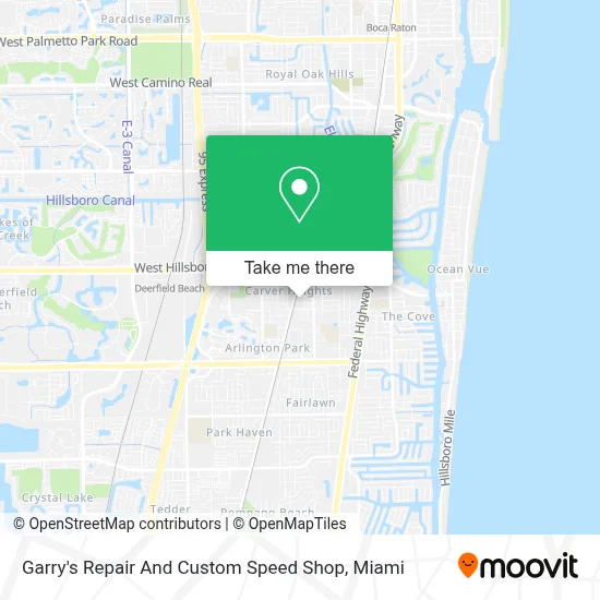 Garry's Repair And Custom Speed Shop map