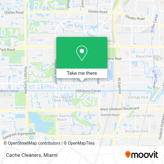 Cache Cleaners map