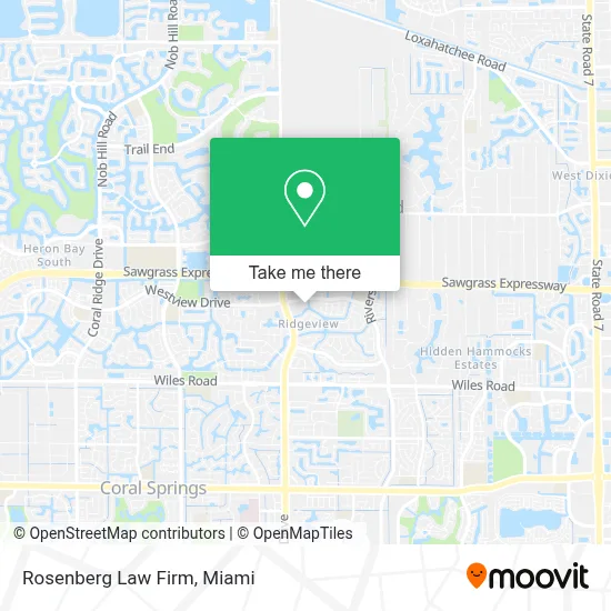 Rosenberg Law Firm map
