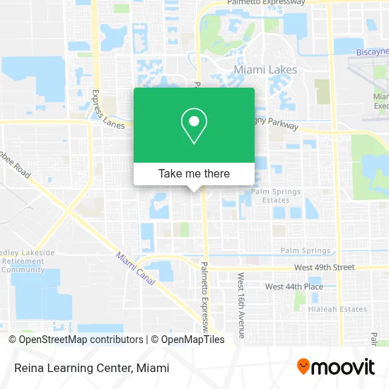 Reina Learning Center map