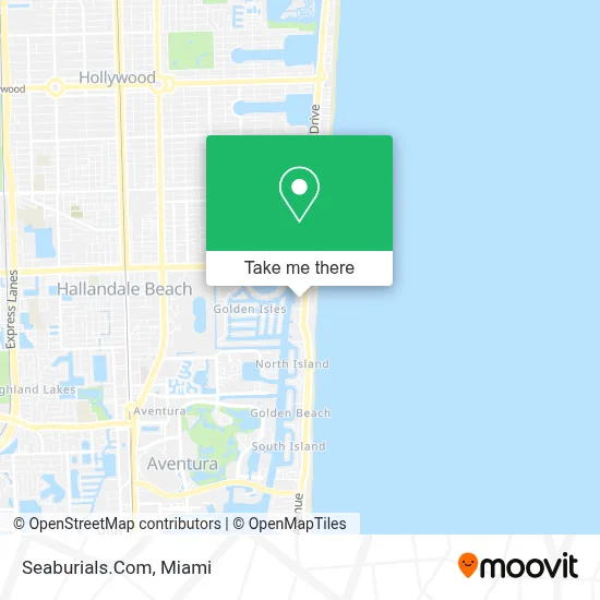 Seaburials.Com map