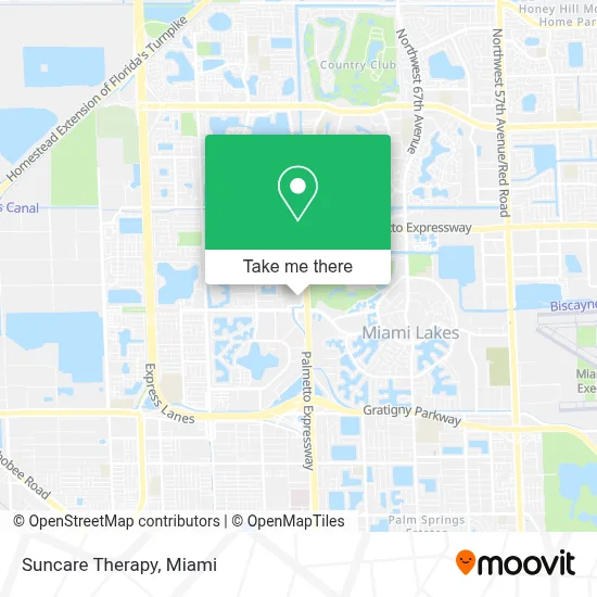Suncare Therapy map
