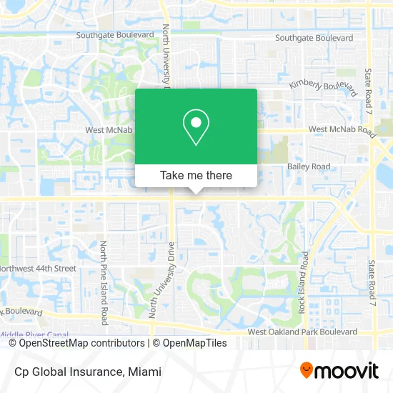 Cp Global Insurance map