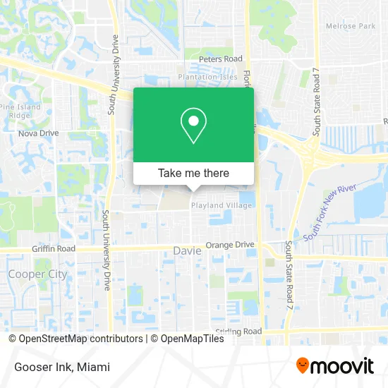 Gooser Ink map
