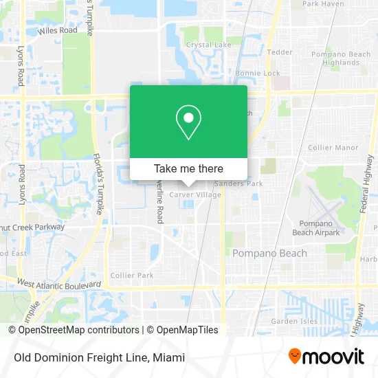 Old Dominion Freight Line map