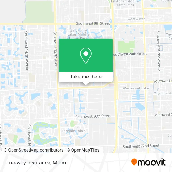 Freeway Insurance map