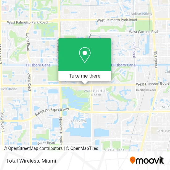 Total Wireless map