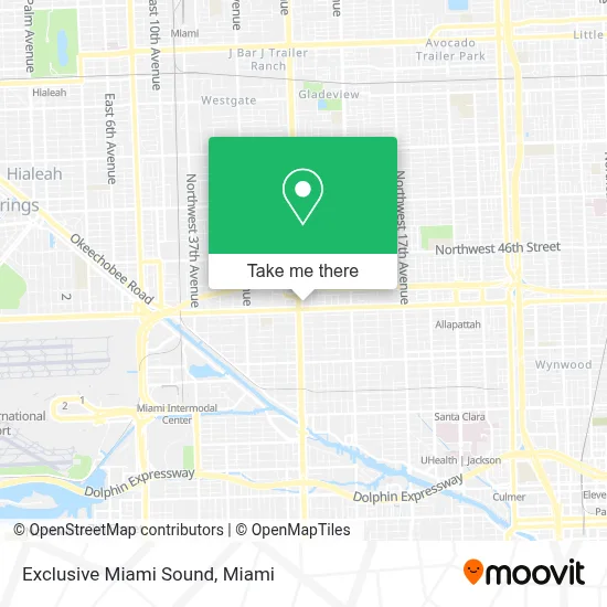 Exclusive Miami Sound map