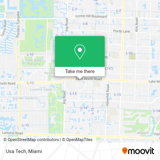 Usa Tech map