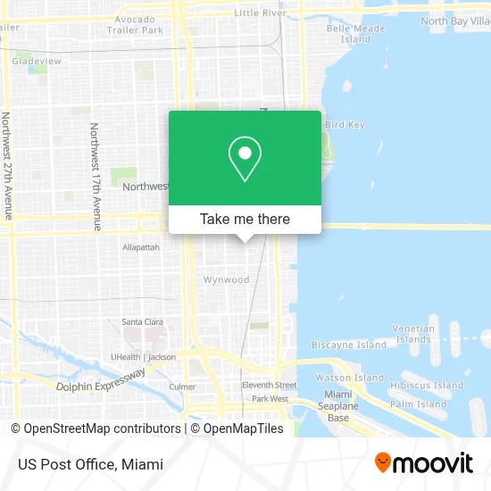 Us Post Office map