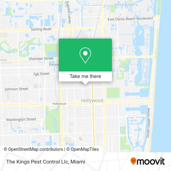 The Kings Pest Control Llc map