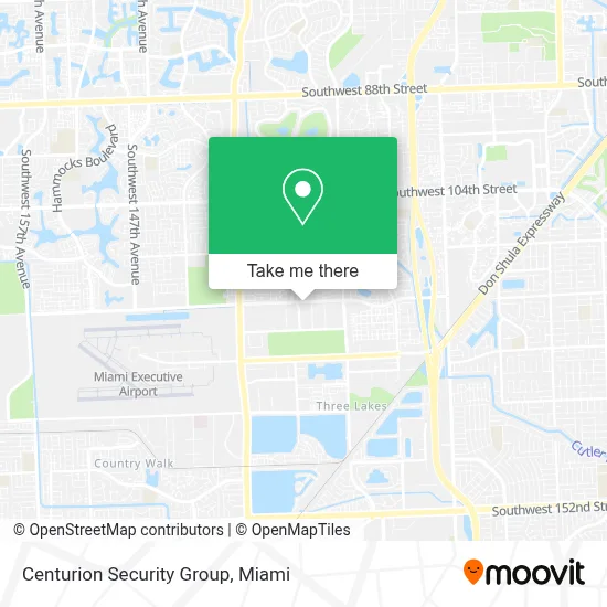 Centurion Security Group map