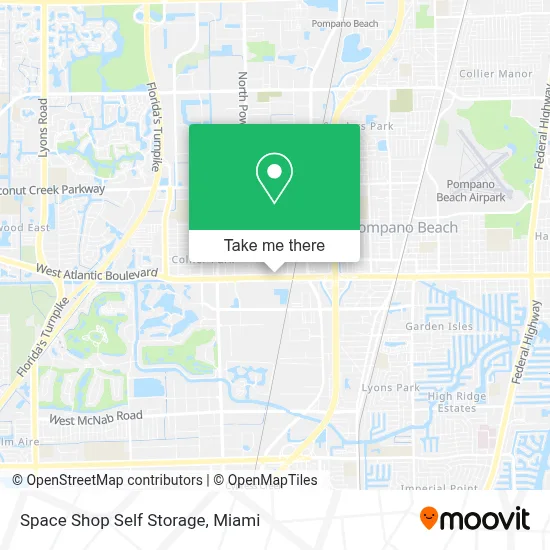 Space Shop Self Storage map
