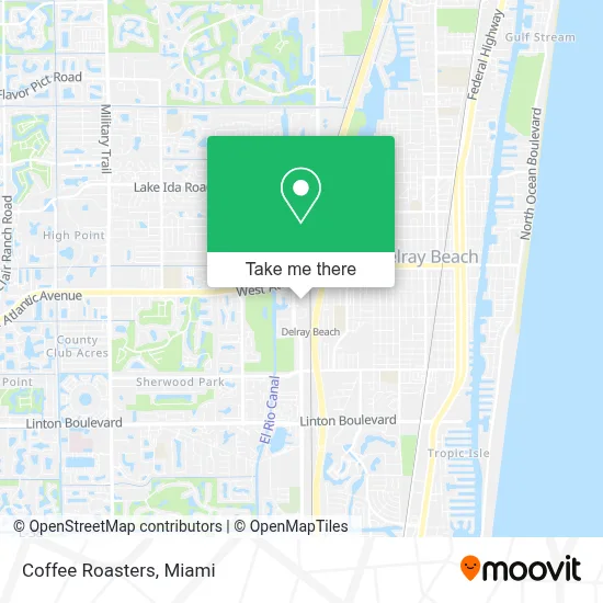 Coffee Roasters map