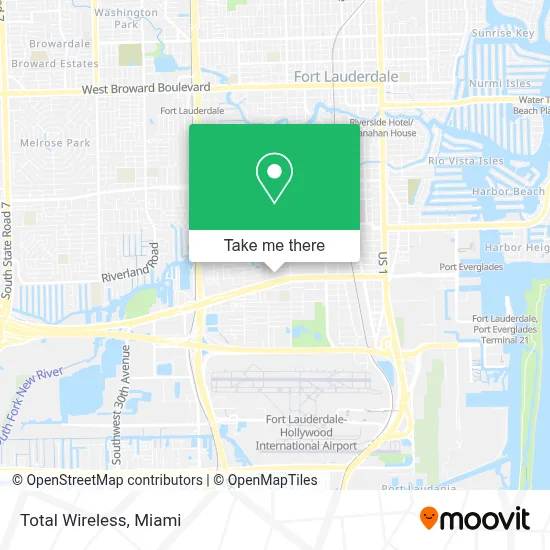 Total Wireless map