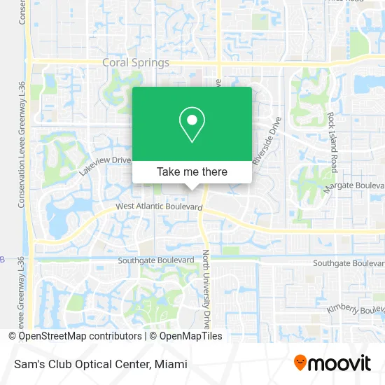 Sam's Club Optical Center map