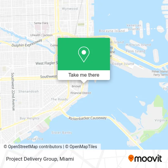 Project Delivery Group map