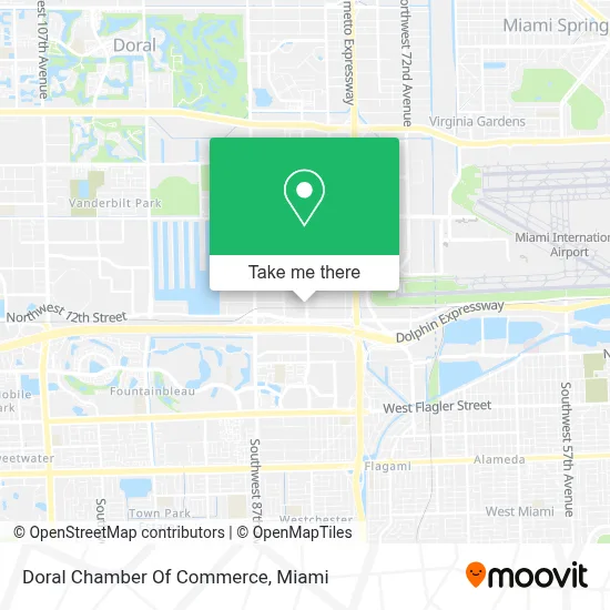 Doral Chamber Of Commerce map