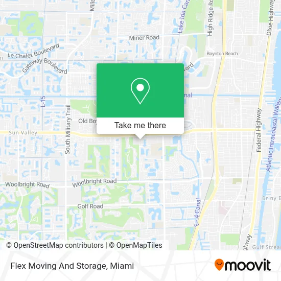 Flex Moving And Storage map