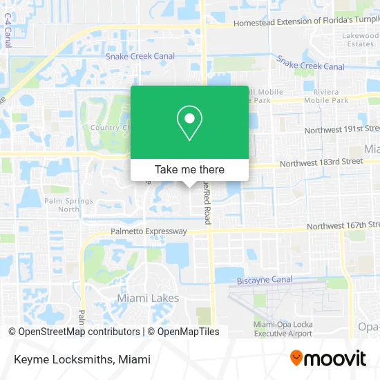 Keyme Locksmiths map