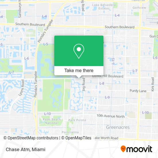 Chase Atm map