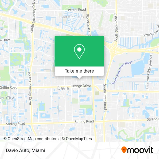 Davie Auto map
