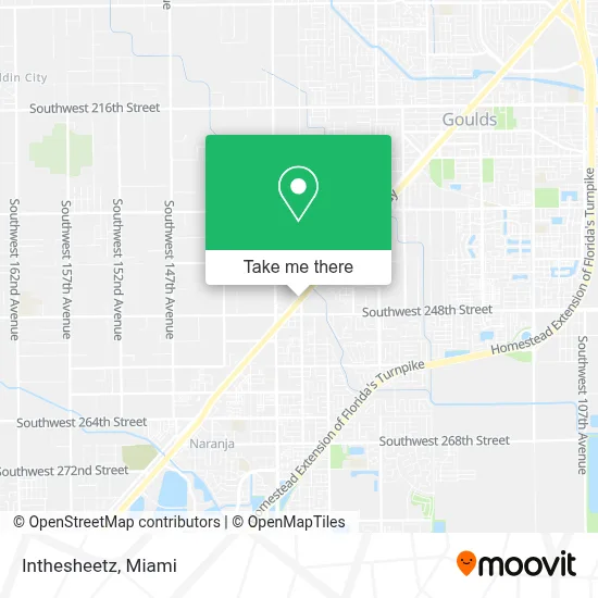 Inthesheetz map