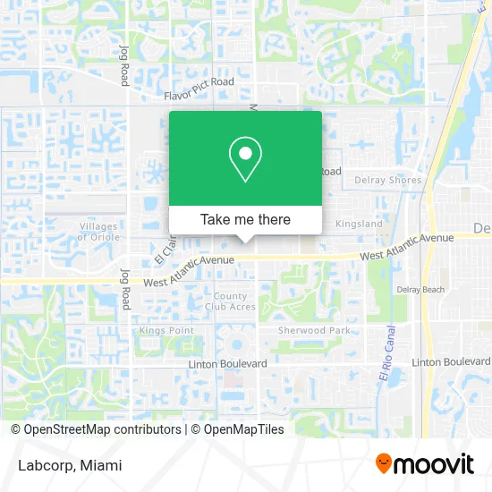 Labcorp map