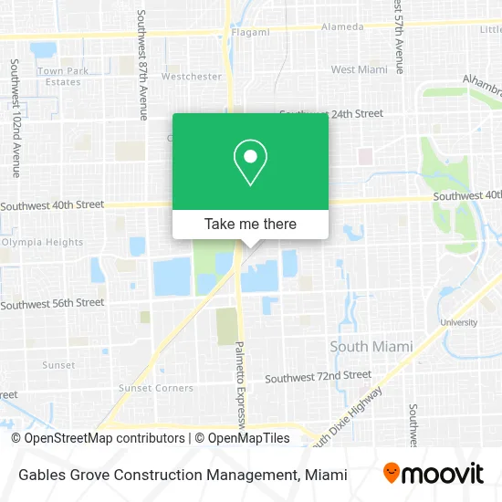 Gables Grove Construction Management map