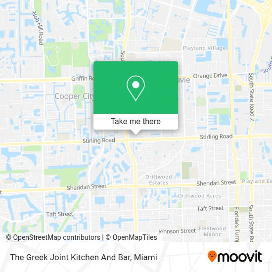 The Greek Joint Kitchen And Bar map