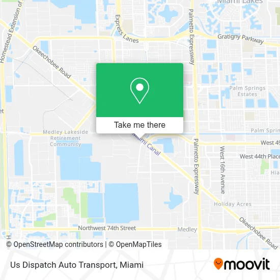 Us Dispatch Auto Transport map