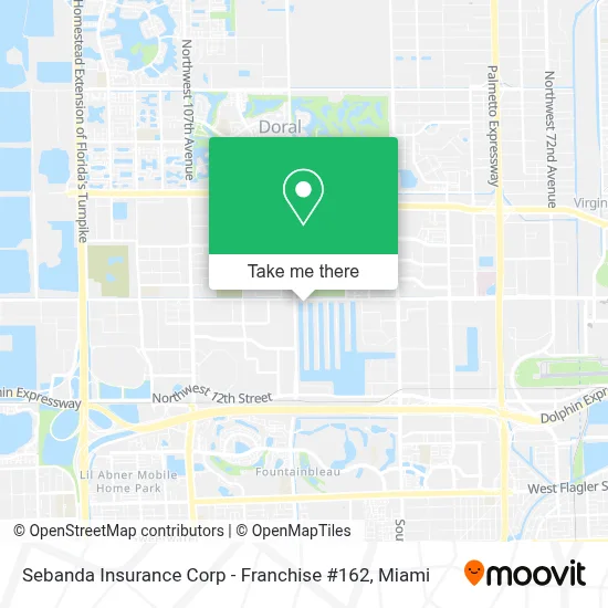 Sebanda Insurance Corp - Franchise #162 map