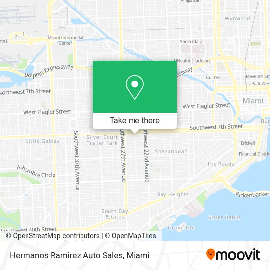 Hermanos Ramirez Auto Sales map