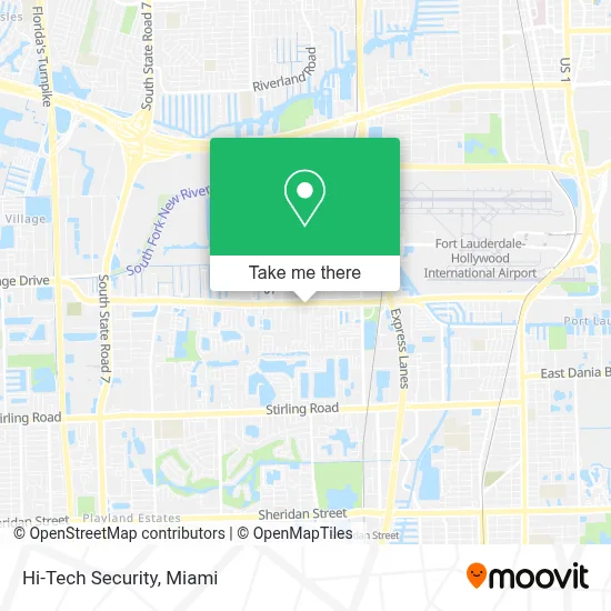 Hi-Tech Security map