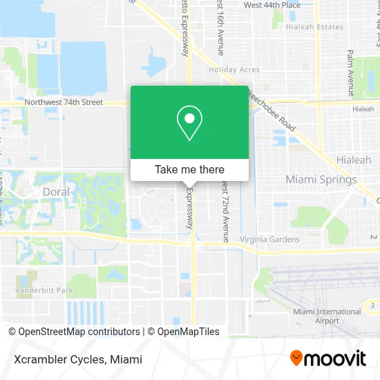 Xcrambler Cycles map