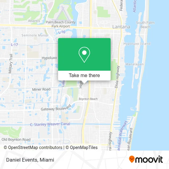 Daniel Events map