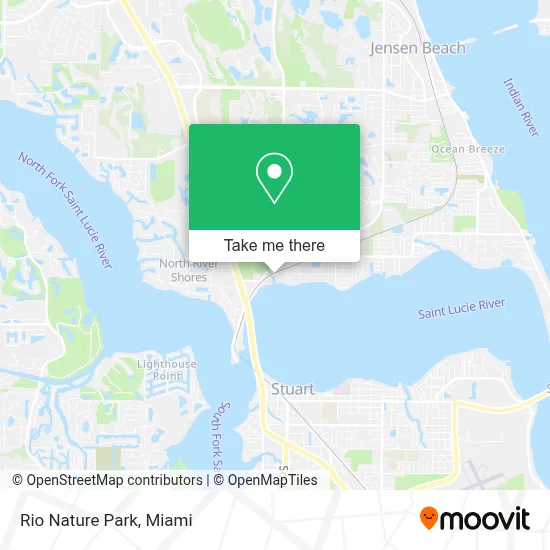 Rio Nature Park map