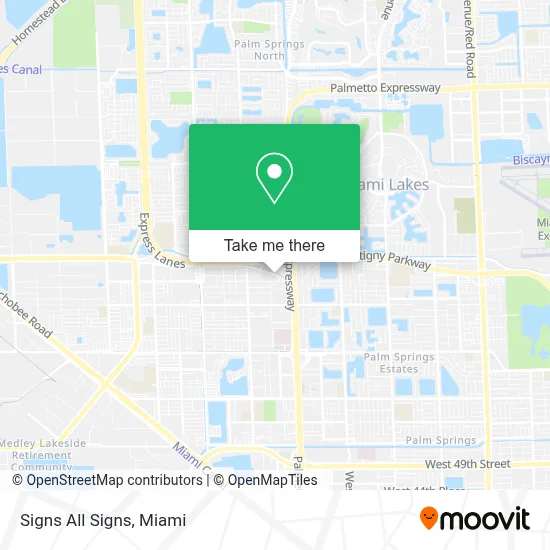 Signs All Signs map