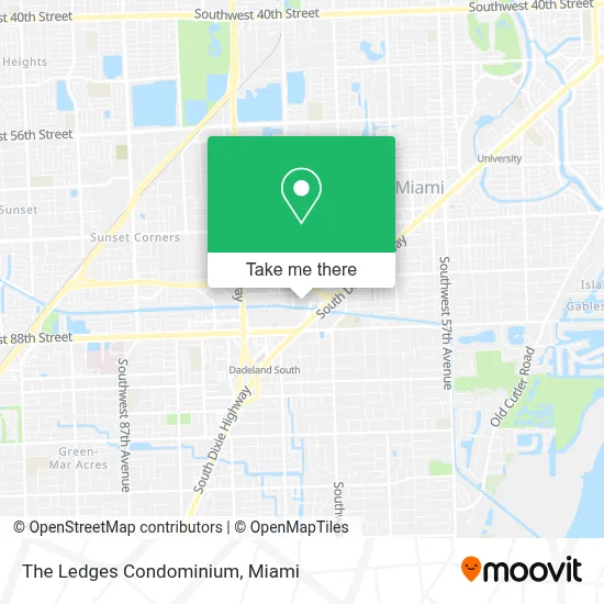 The Ledges Condominium map