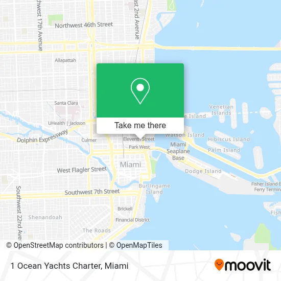 1 Ocean Yachts Charter map