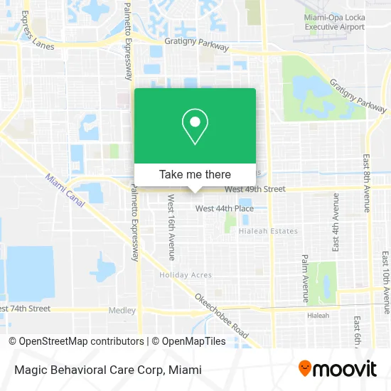 Magic Behavioral Care Corp map