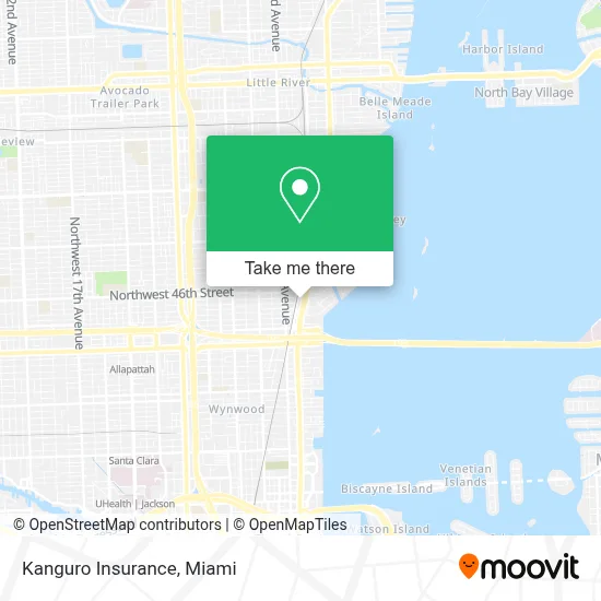 Kanguro Insurance map