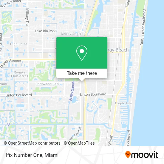 Ifix Number One map