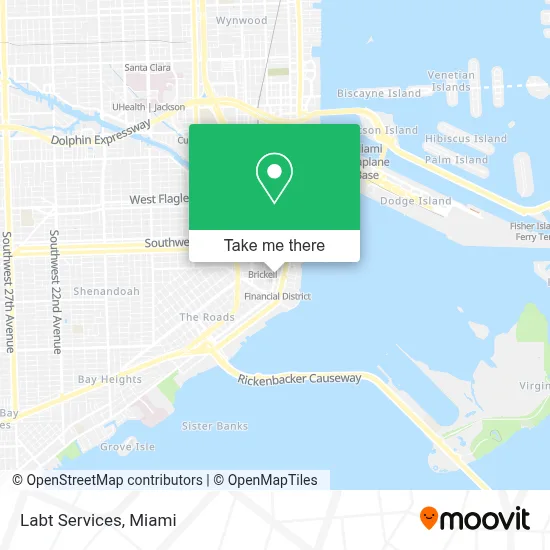 Labt Services map