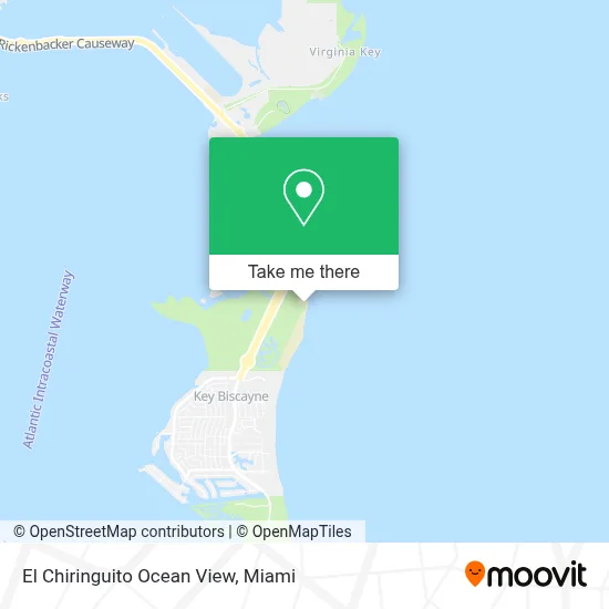 El Chiringuito Ocean View map
