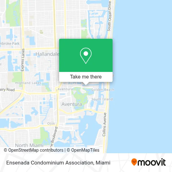 Ensenada Condominium Association map