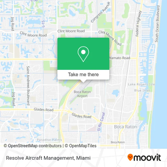 Resolve Aircraft Management map