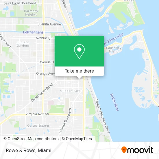 Rowe & Rowe map