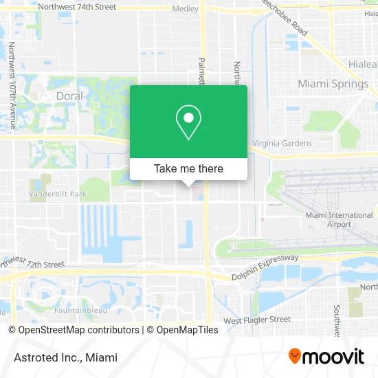 Astroted Inc. map